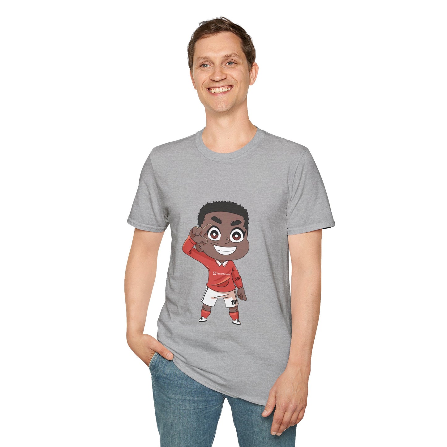 Marcus Rashford Soft-Style T-Shirt Manchester United #10