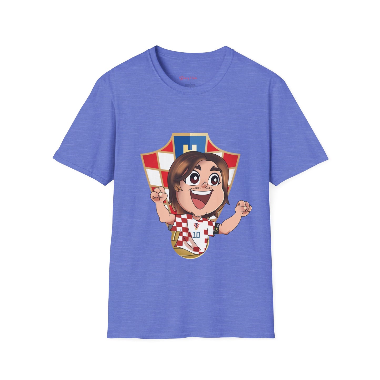 Luka Modrić Soft-Style T-Shirt Croatia #10