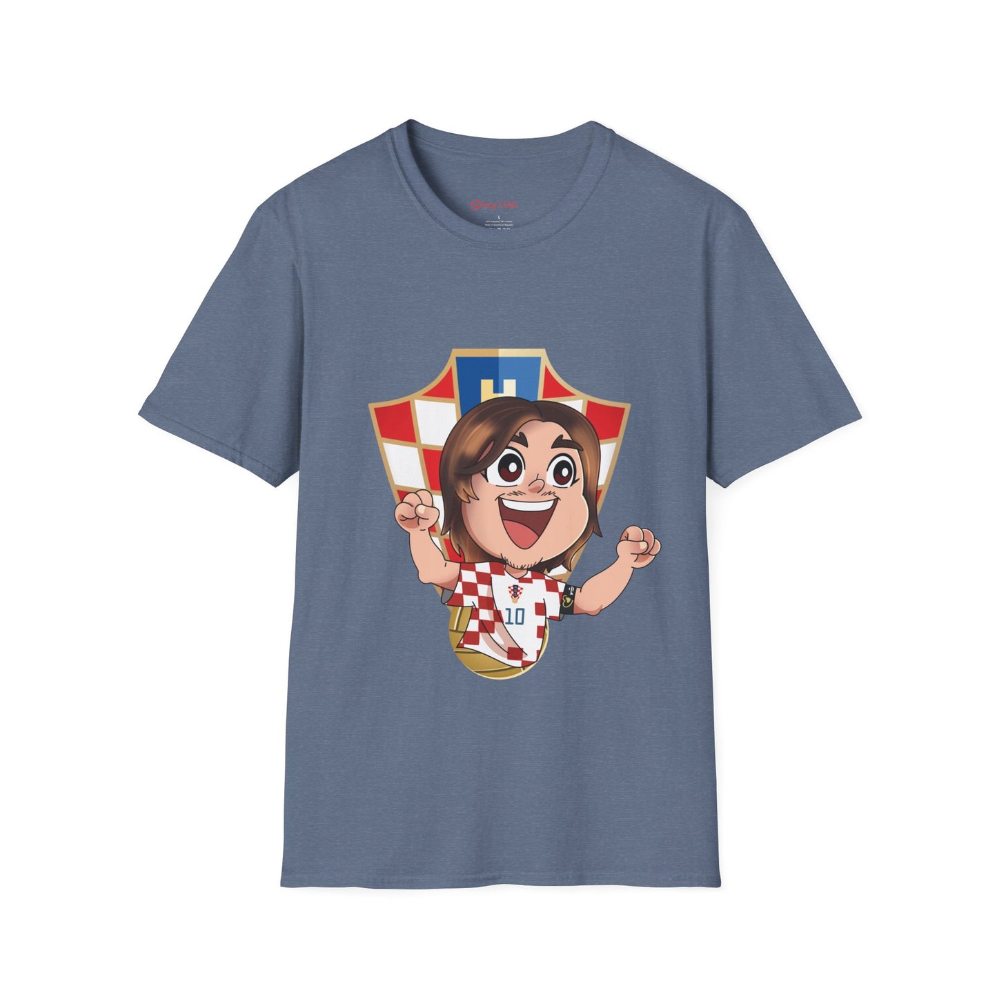 Luka Modrić Soft-Style T-Shirt Croatia #10