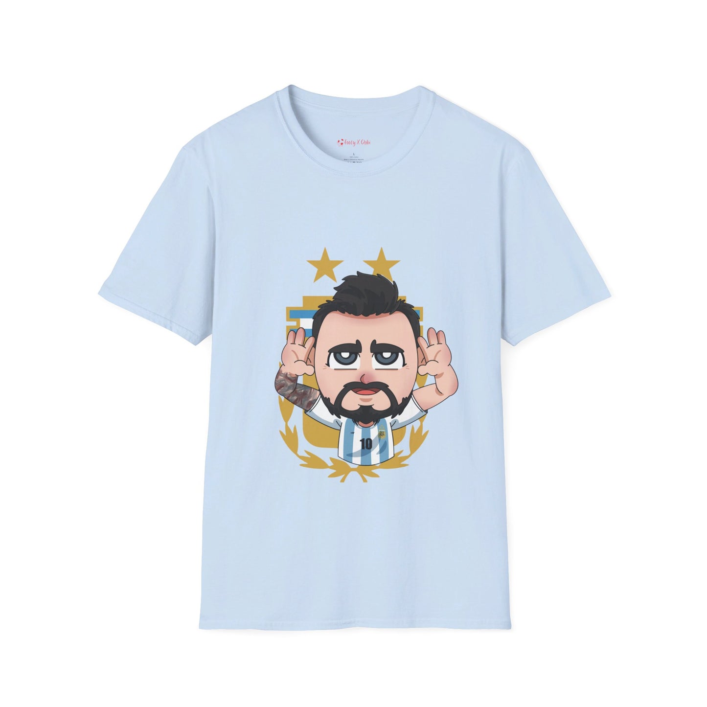 Messi Soft-Style T-Shirt Argentina #10