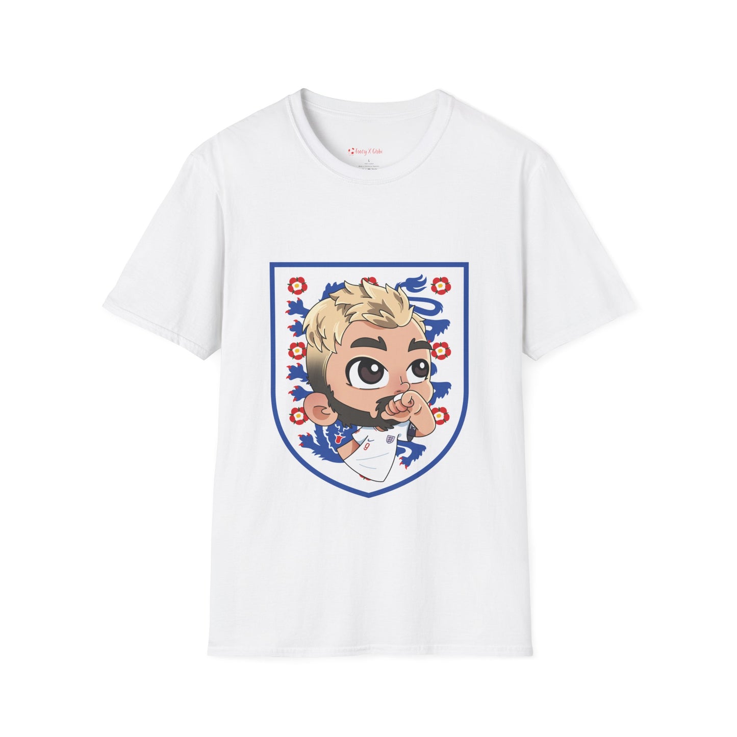 Harry Kane Soft-Style T-Shirt England #9