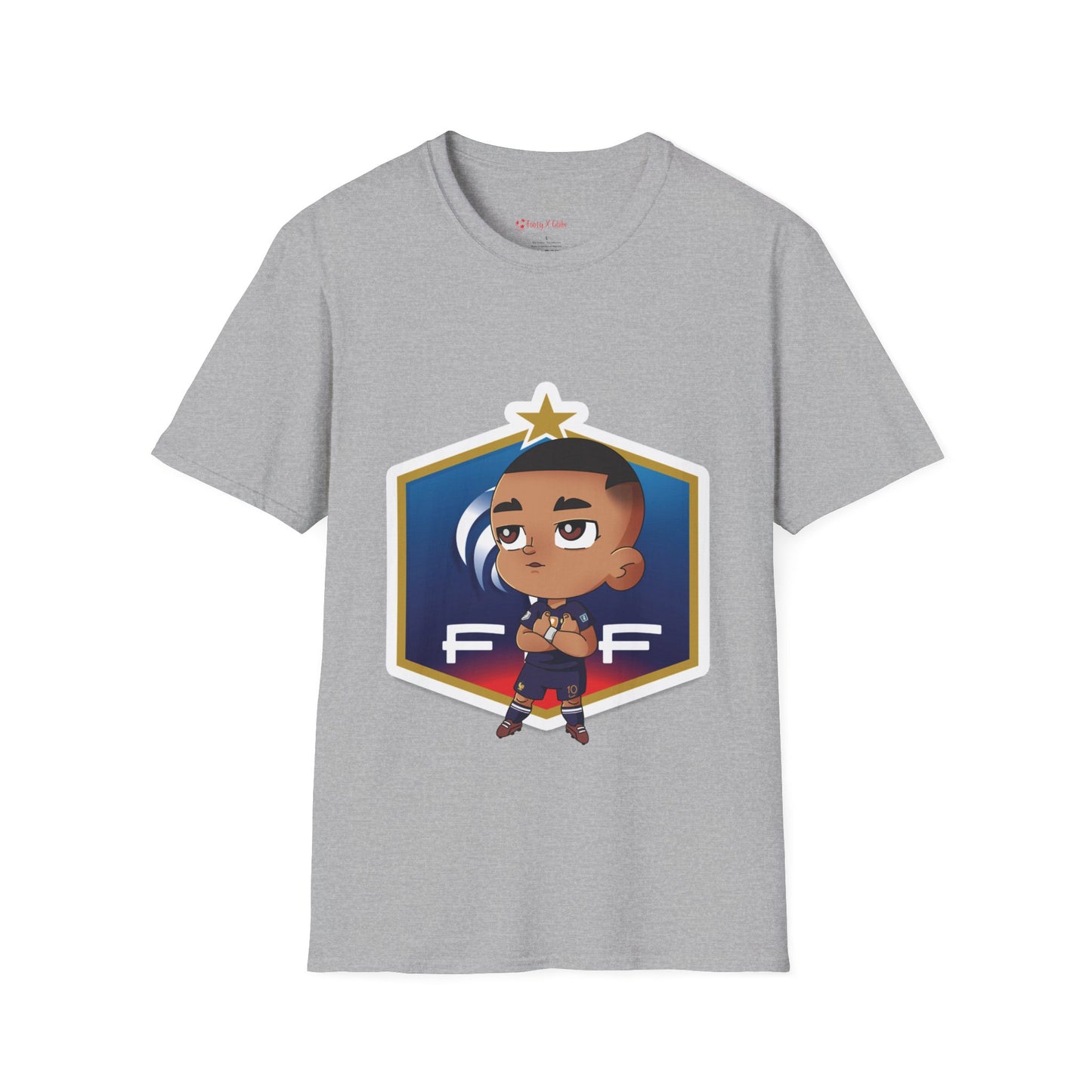 Kylian Mbappe Soft-Style T-Shirt France #10