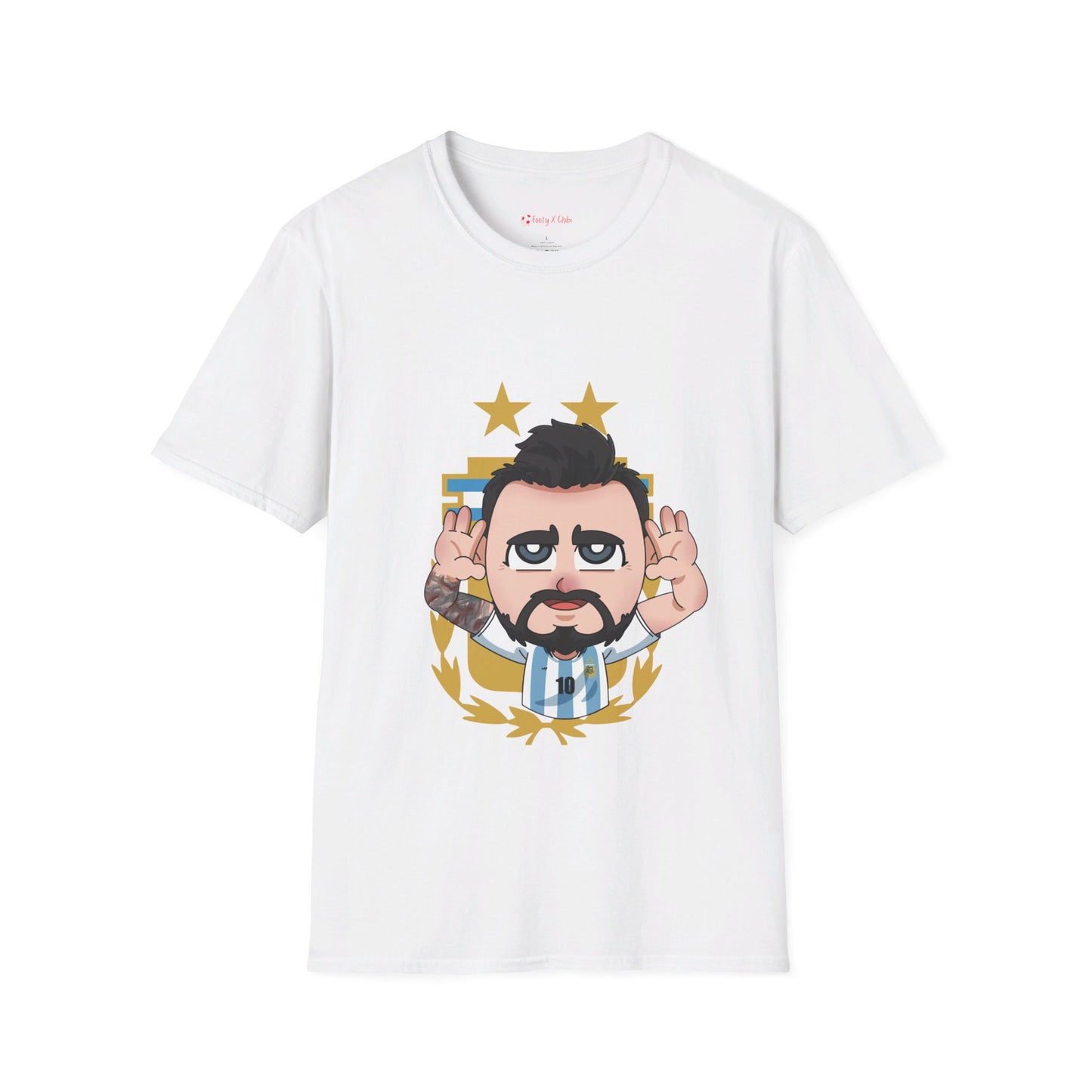 Messi Soft-Style T-Shirt Argentina #10