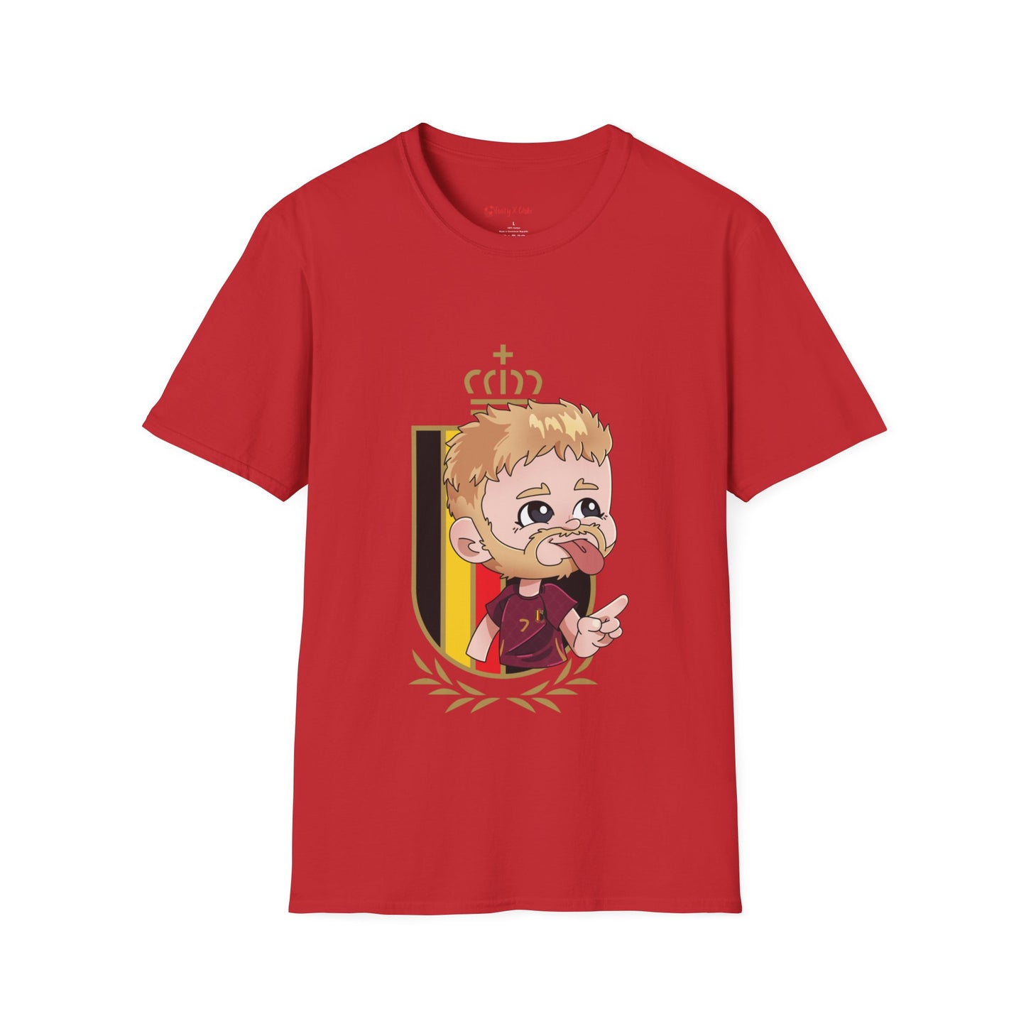 Kevin De Bruyne Soft-Style T-Shirt Belgium #7