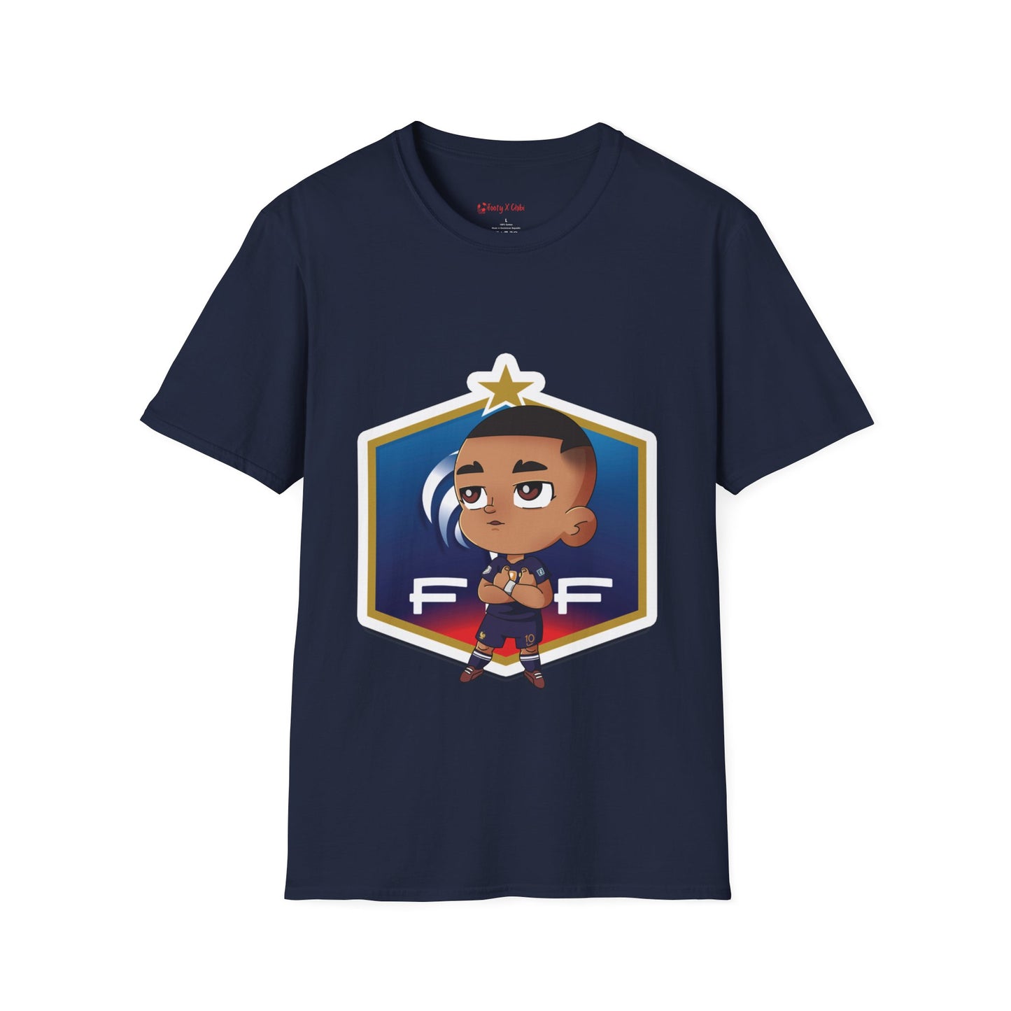 Kylian Mbappe Soft-Style T-Shirt France #10