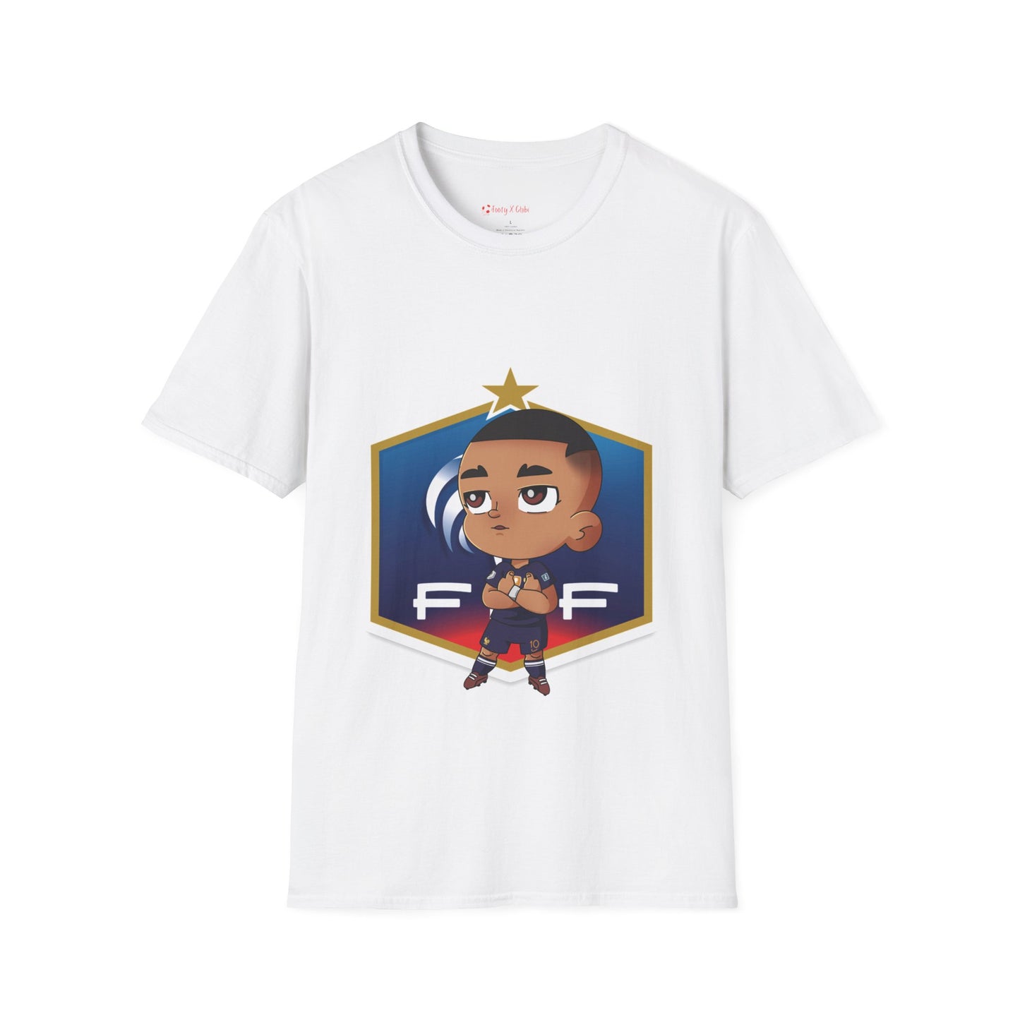 Kylian Mbappe Soft-Style T-Shirt France #10