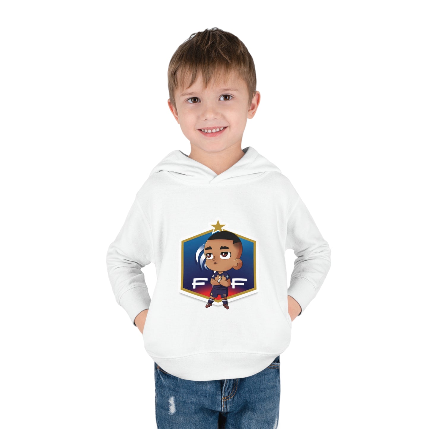 Kylian Mbappe Toddler Pullover France #10