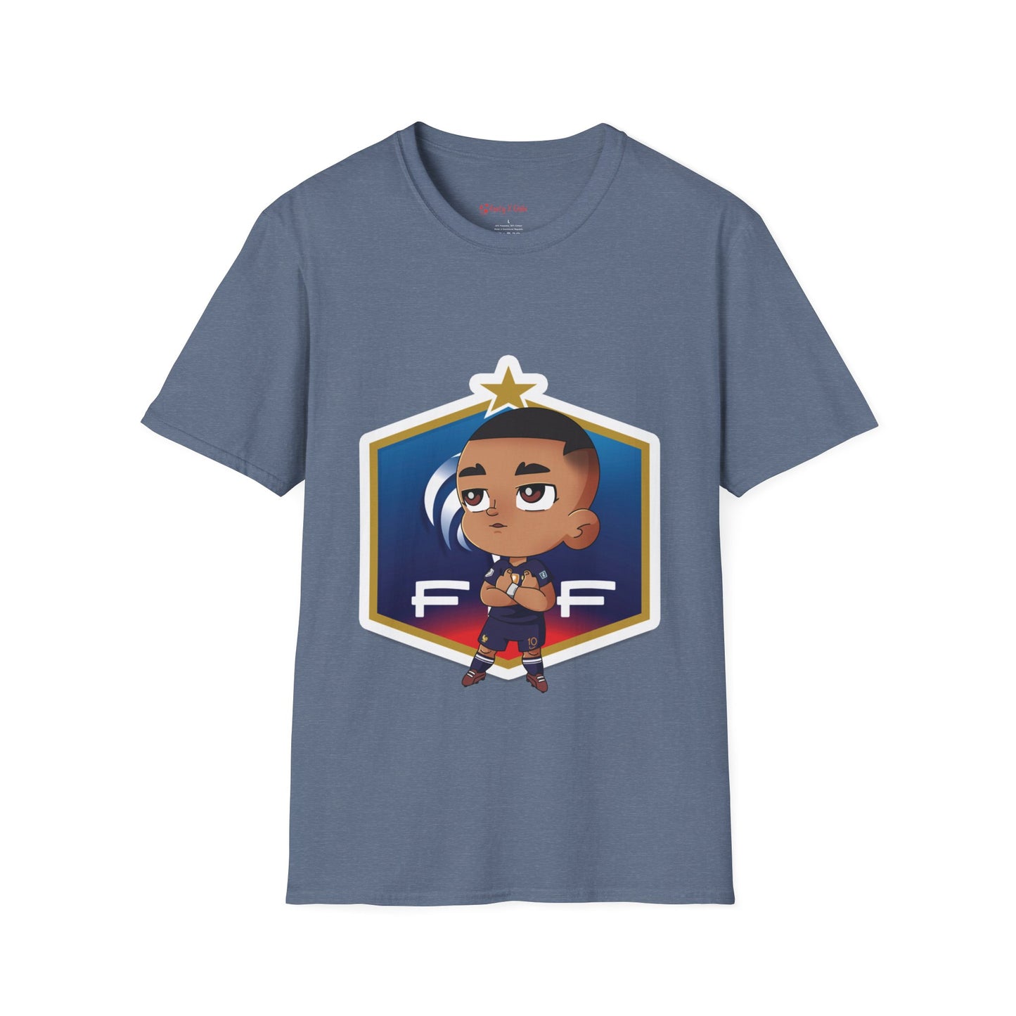 Kylian Mbappe Soft-Style T-Shirt France #10